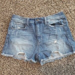 Denim shorts